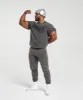 Gymshark Heritage Washed Short Sleeve Crew - Onyx Grey sold by Gymshark