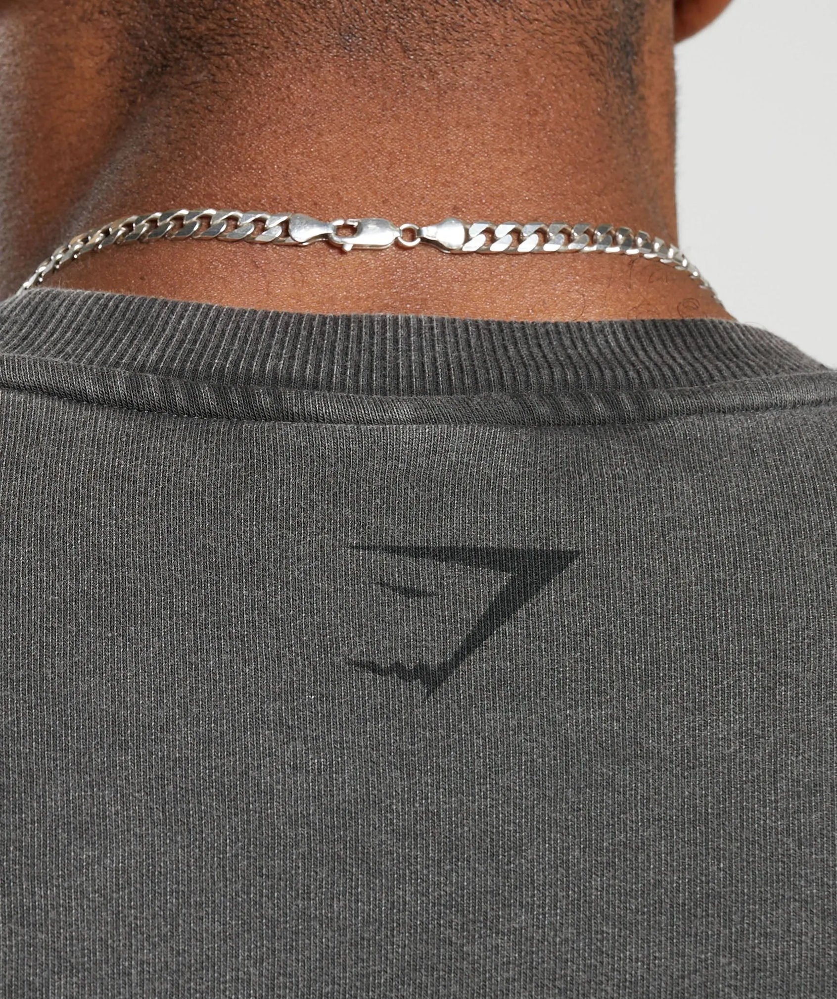 Gymshark Heritage Washed Short Sleeve Crew - Onyx Grey sold by Gymshark product image thumbnail 5