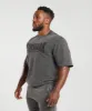 Gymshark Heritage Washed Short Sleeve Crew - Onyx Grey sold by Gymshark