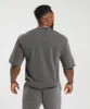 Gymshark Heritage Washed Short Sleeve Crew - Onyx Grey sold by Gymshark