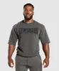 Gymshark Heritage Washed Short Sleeve Crew - Onyx Grey sold by Gymshark