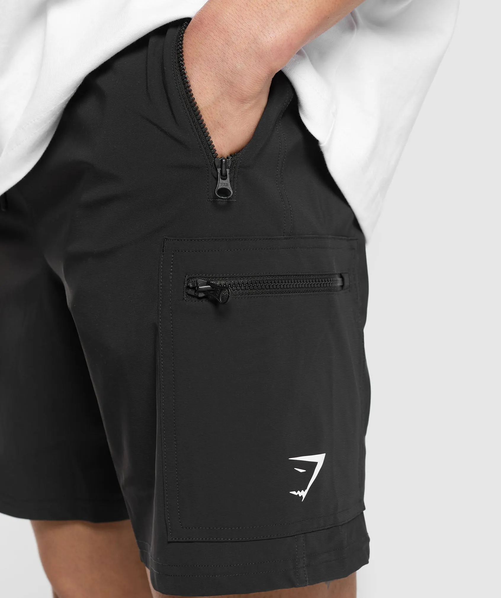 Gymshark Rest Day 6" Cargo Shorts - Black sold by Gymshark product image thumbnail 5