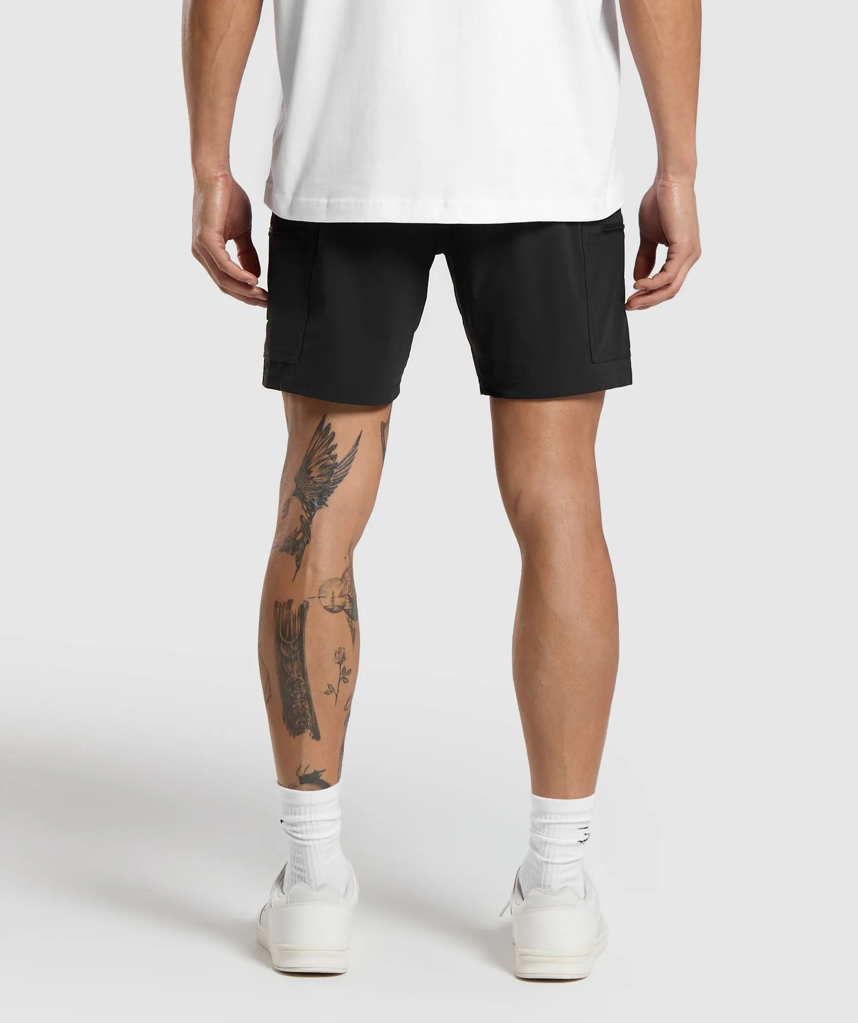 Gymshark Rest Day 6" Cargo Shorts - Black sold by Gymshark product image thumbnail 3