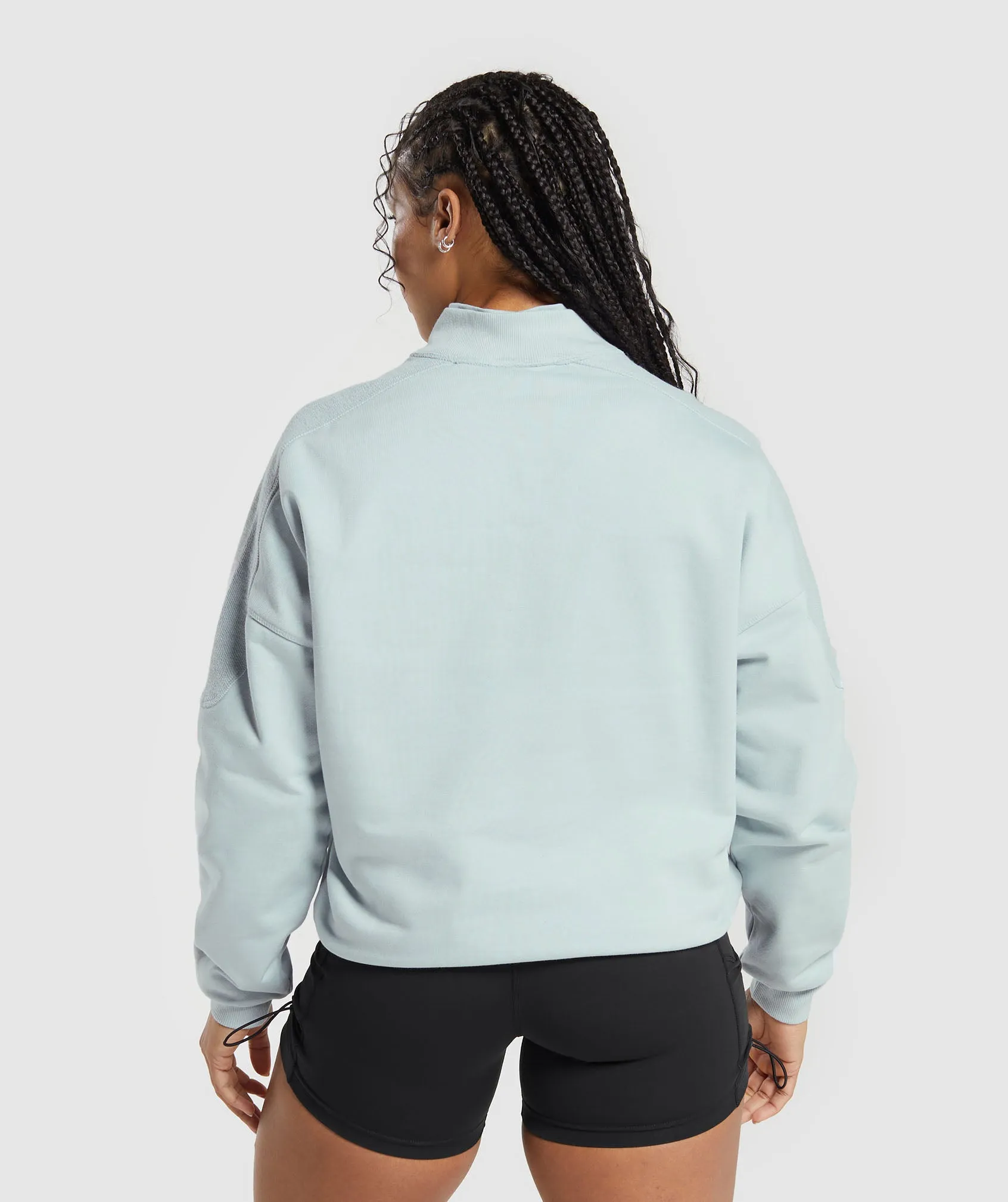 Gymshark Legacy Oversized Sweatshirt - Fresh Blue sold by Gymshark product image thumbnail 2