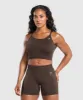 Gymshark Adapt Monogram Seamless Midi Tank - Archive Brown/Soul Brown sold by Gymshark