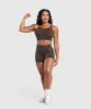 Gymshark Adapt Monogram Seamless Midi Tank - Archive Brown/Soul Brown sold by Gymshark