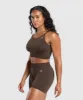 Gymshark Adapt Monogram Seamless Midi Tank - Archive Brown/Soul Brown sold by Gymshark