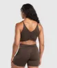 Gymshark Adapt Monogram Seamless Midi Tank - Archive Brown/Soul Brown sold by Gymshark