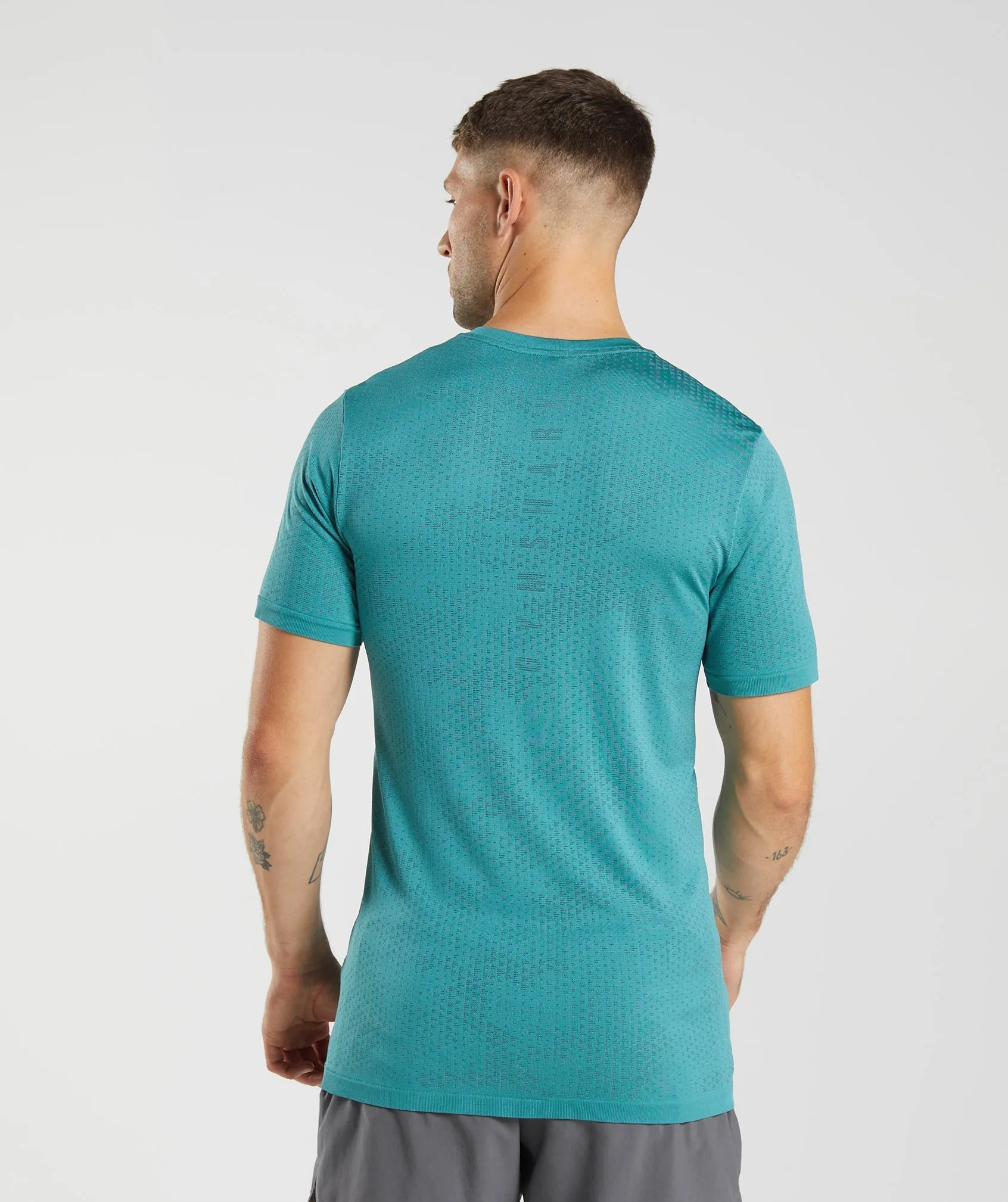 Gymshark Sport Seamless T-Shirt - Slate Blue/Winter Teal sold by Gymshark product image thumbnail 2