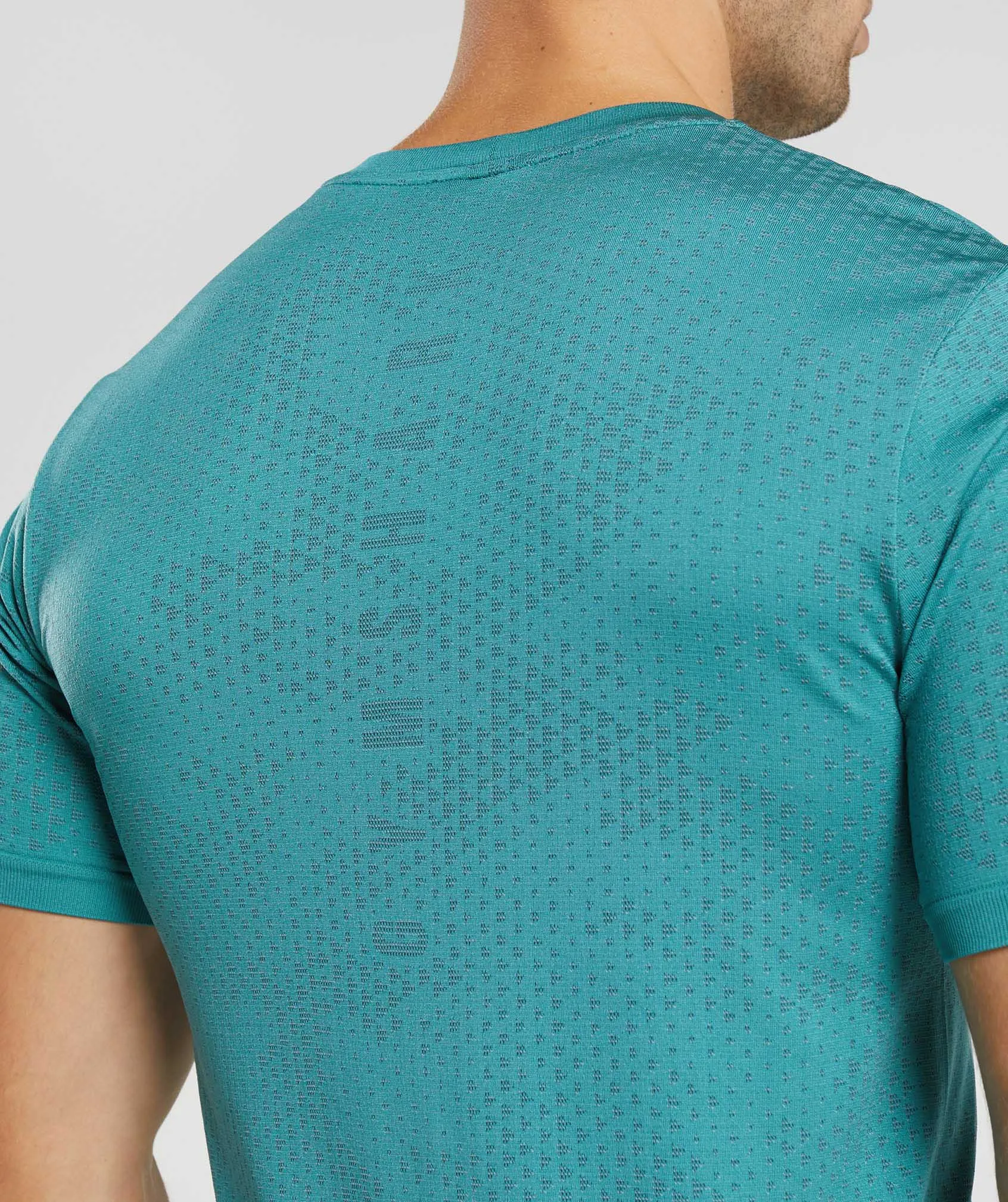 Gymshark Sport Seamless T-Shirt - Slate Blue/Winter Teal sold by Gymshark product image thumbnail 4