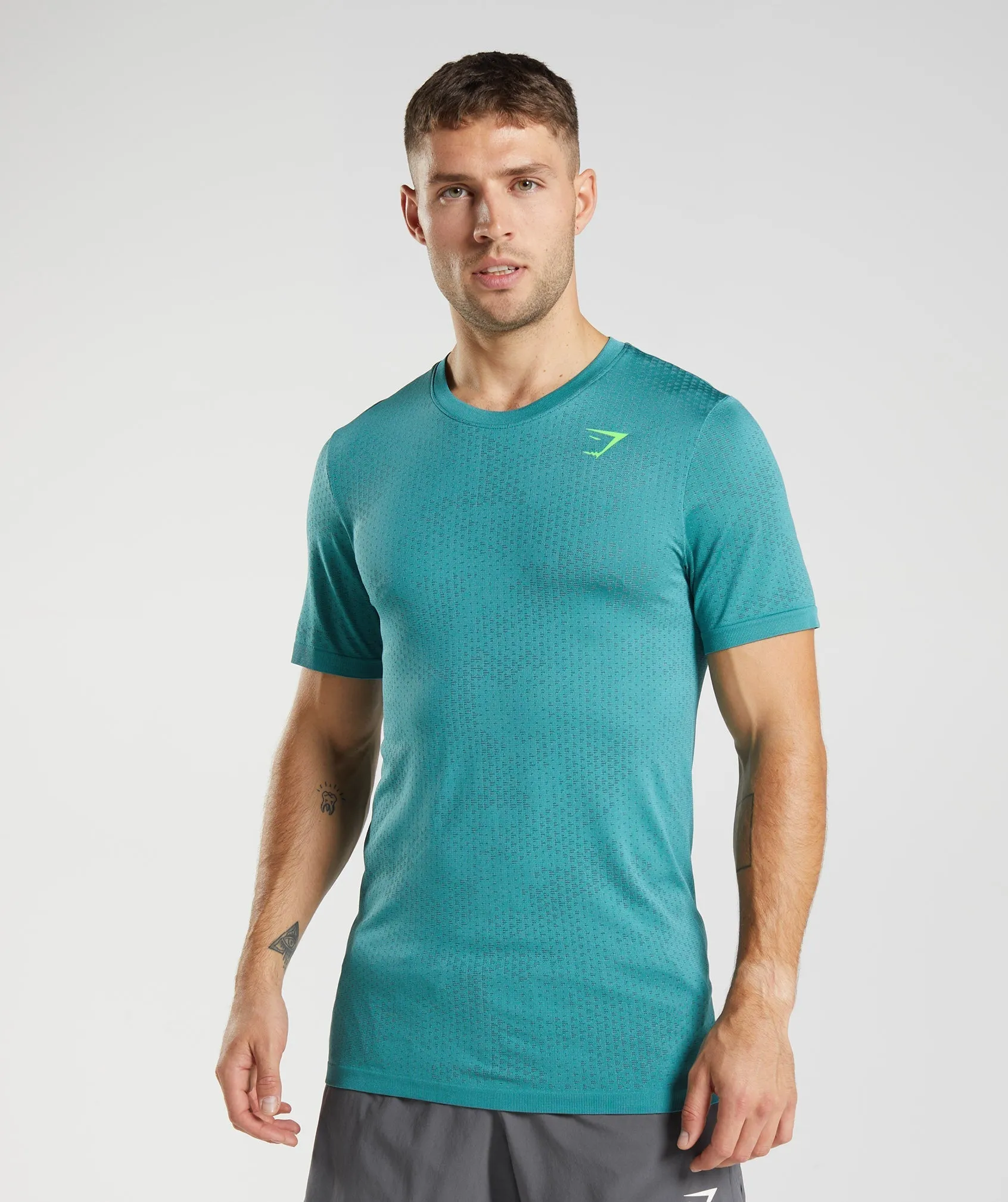 Gymshark Sport Seamless T-Shirt - Slate Blue/Winter Teal sold by Gymshark