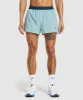 Gymshark Sport Run 3" Shorts - Salt Blue sold by Gymshark