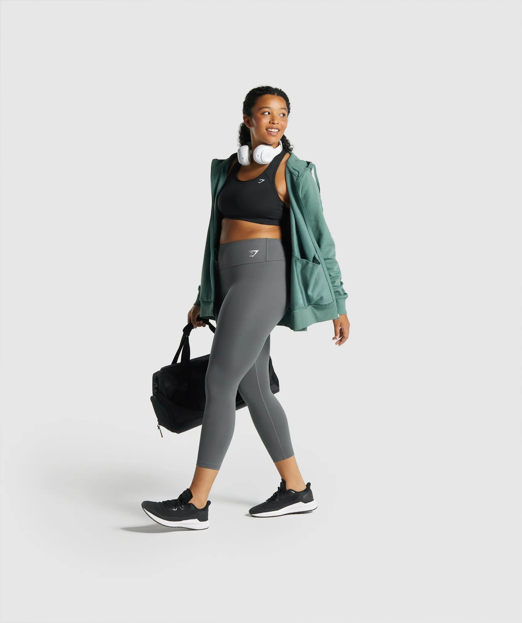 Gymshark Training 7/8 Leggings - Charcoal Grey sold by Gymshark product image thumbnail 4