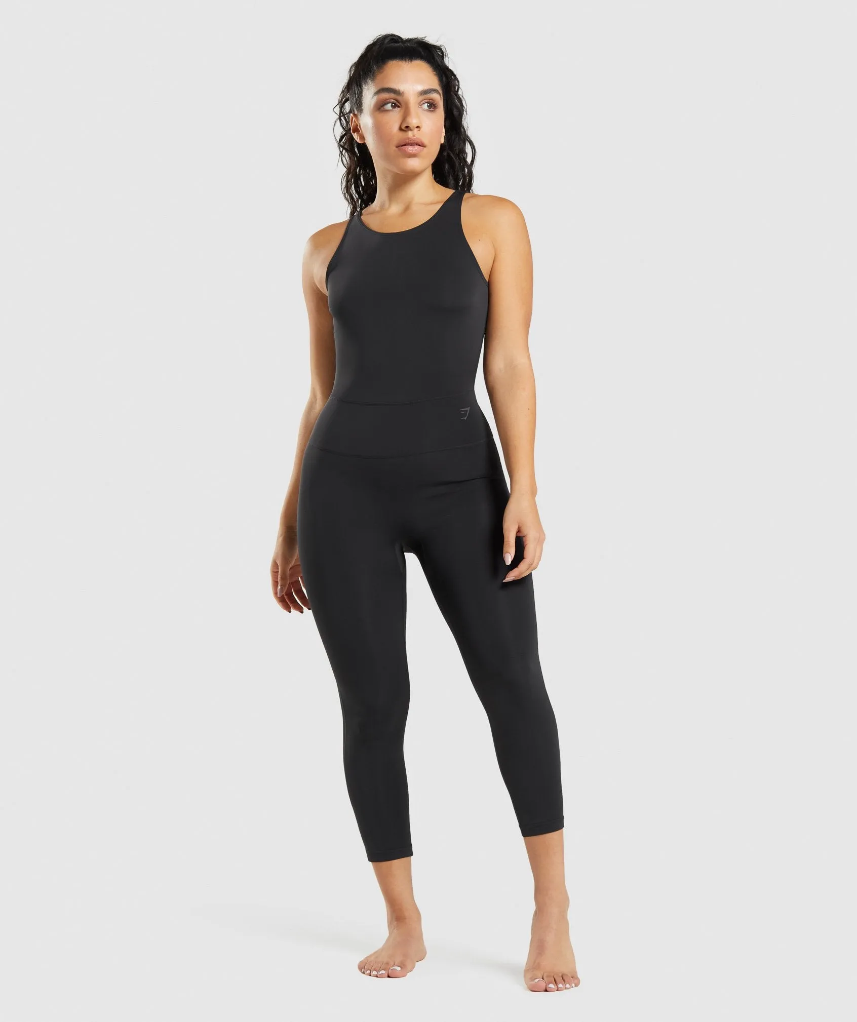 Gymshark Studio 7/8 All In One - Black sold by Gymshark product image thumbnail 2