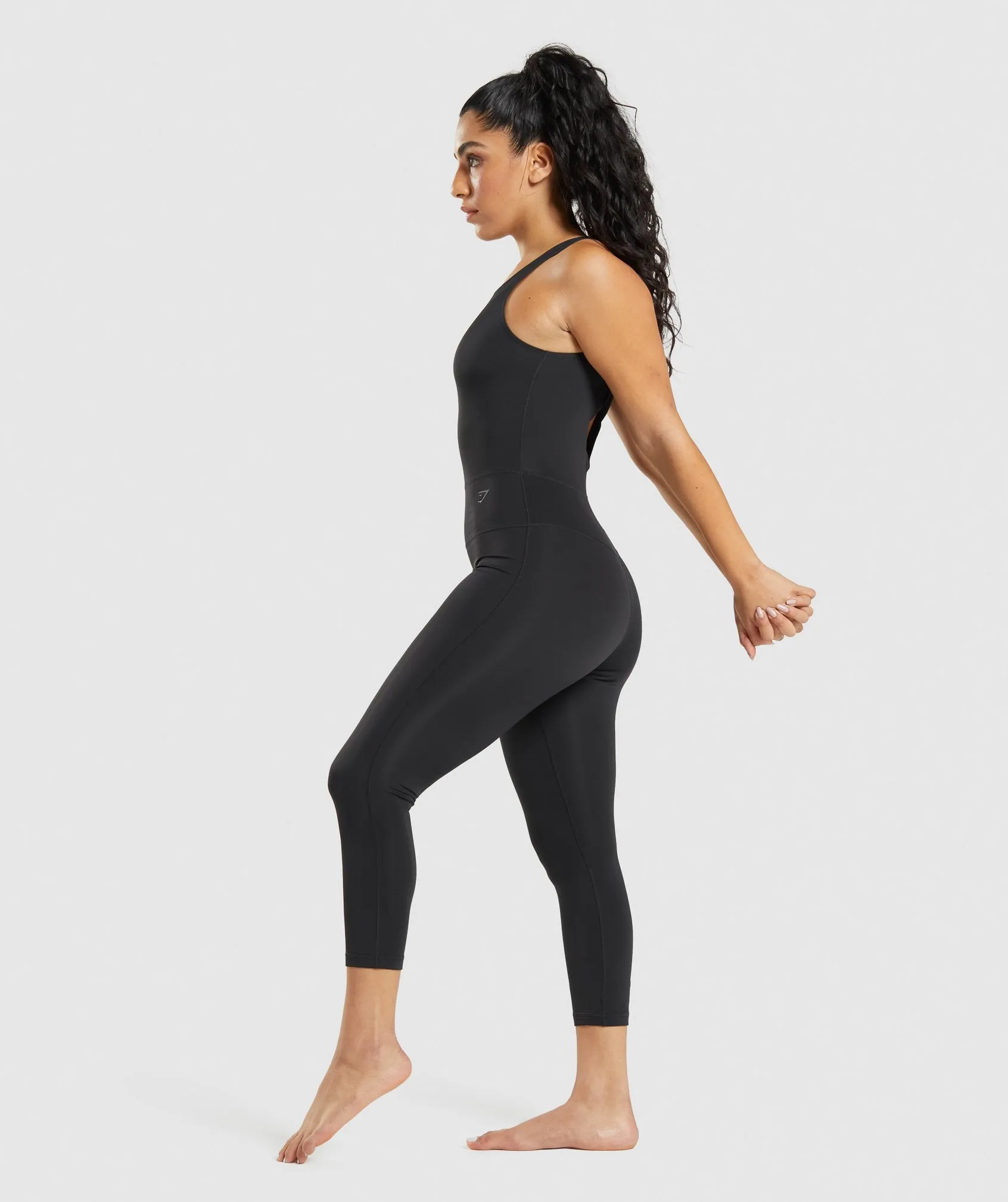 Gymshark Studio 7/8 All In One - Black sold by Gymshark product image thumbnail 4