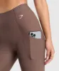 Gymshark Raw Cut Leggings - Soft Brown sold by Gymshark
