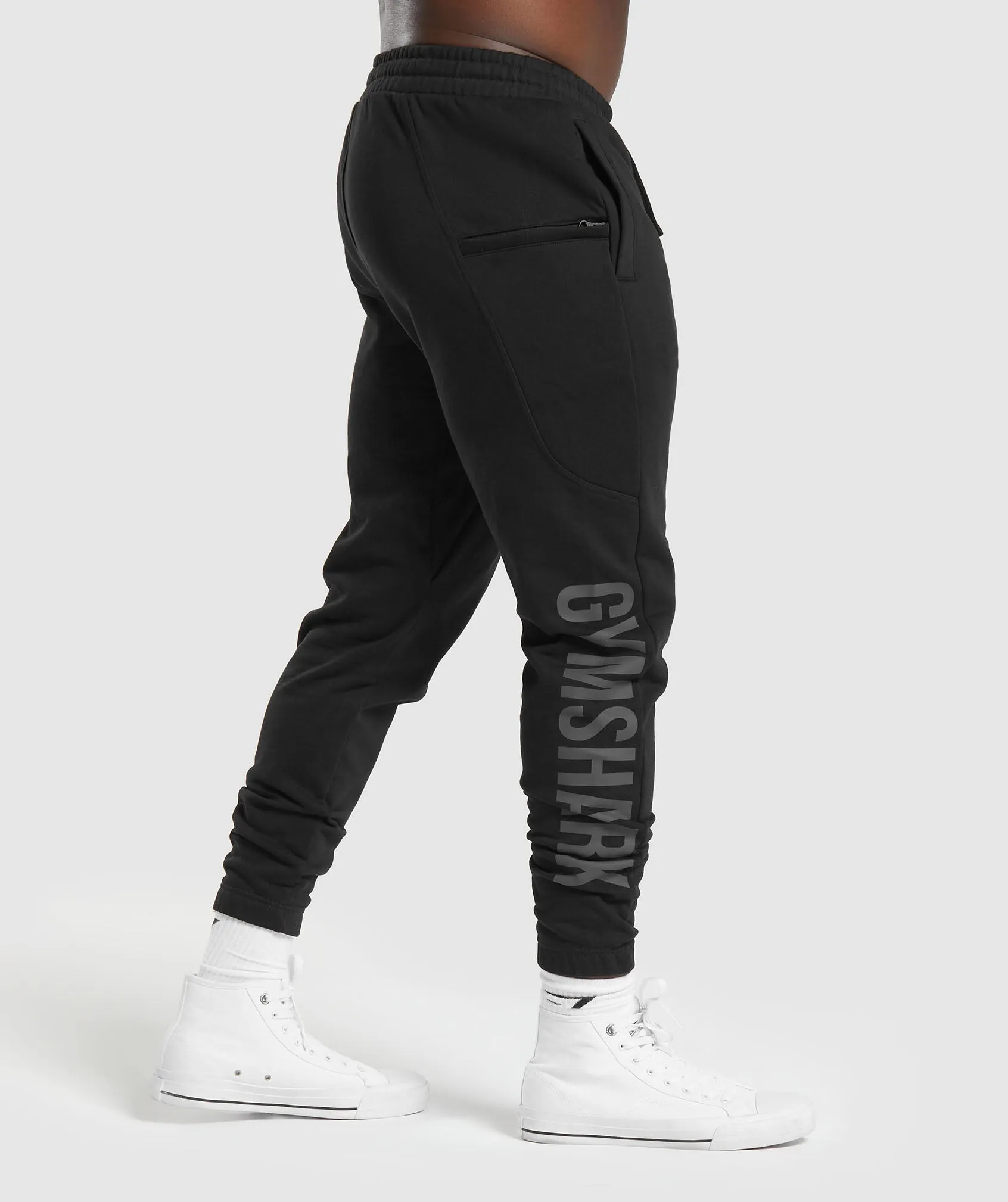 Gymshark Power Joggers - Black sold by Gymshark