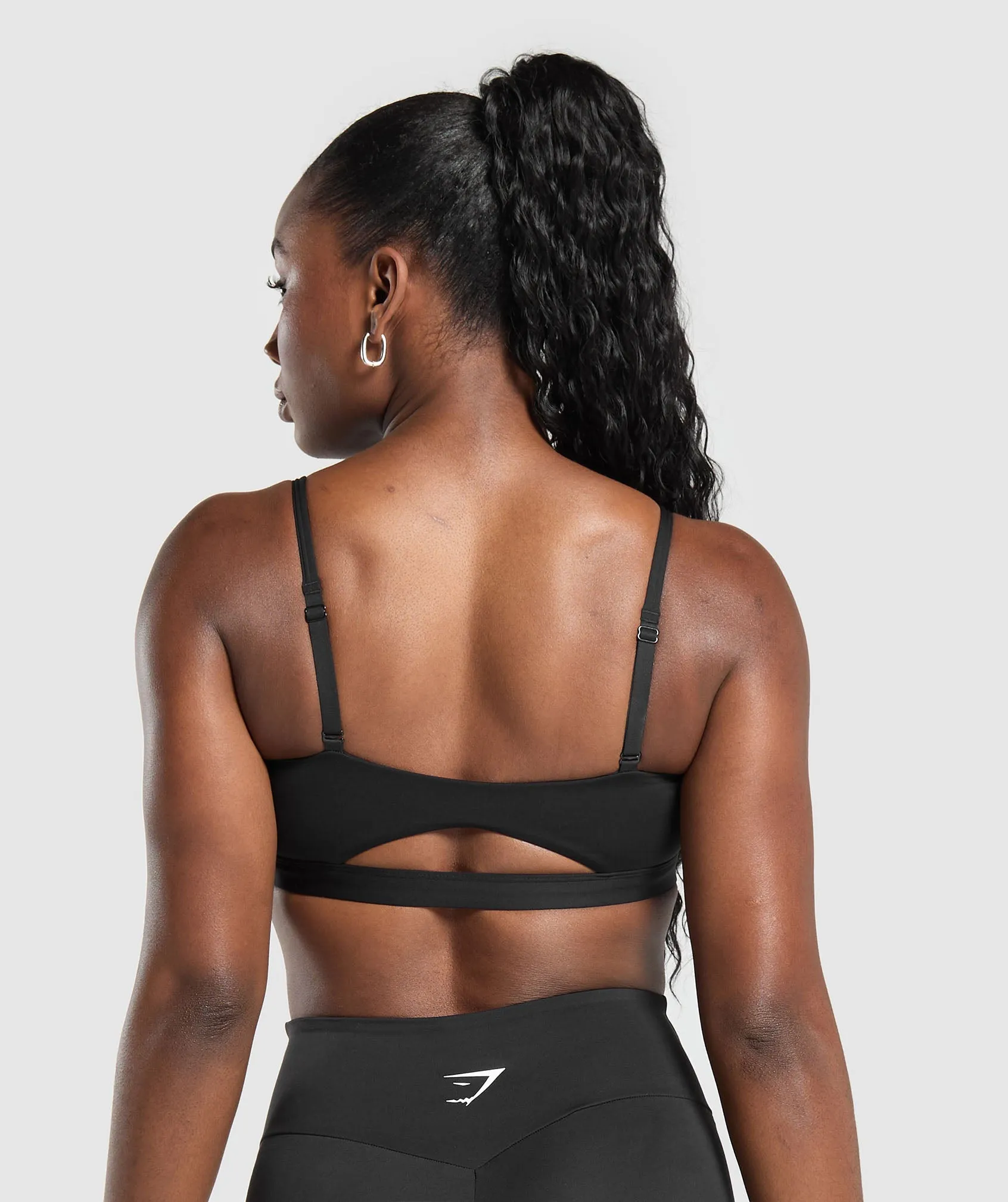 Gymshark Cut Out Bandeau - Black sold by Gymshark product image thumbnail 2