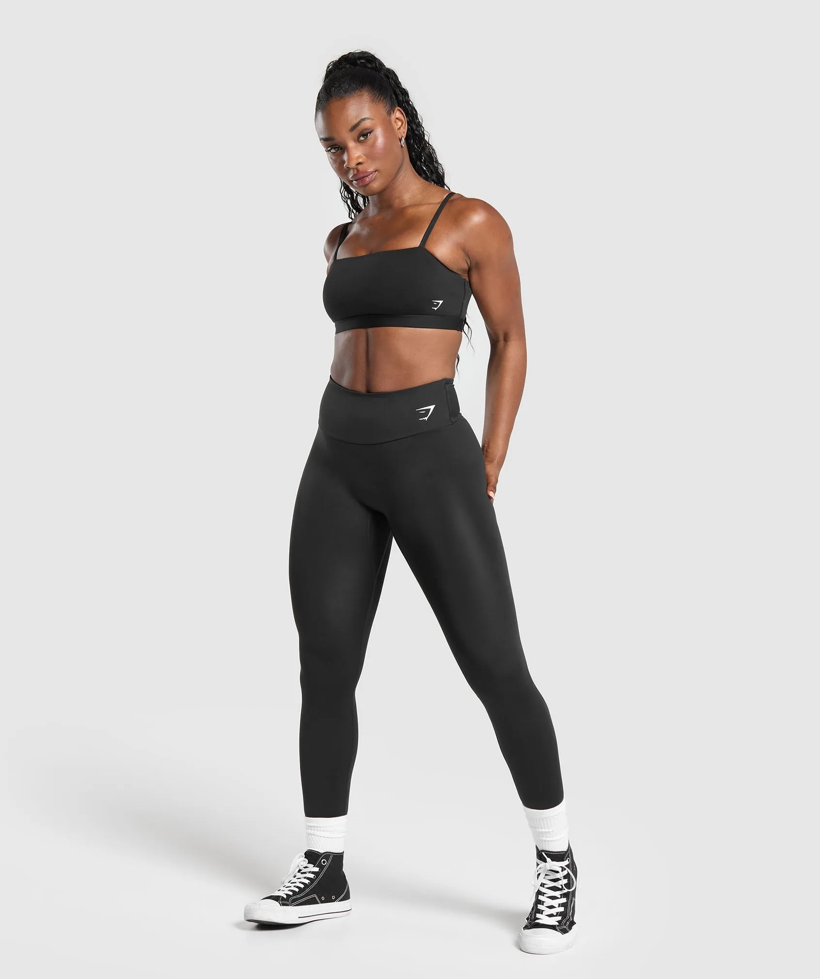 Gymshark Cut Out Bandeau - Black sold by Gymshark product image thumbnail 4