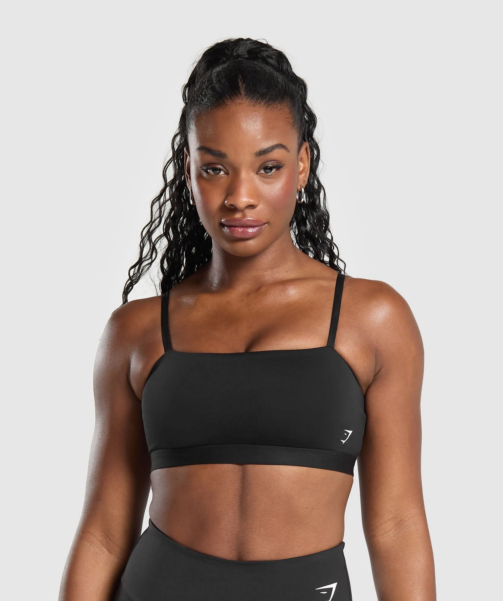 Gymshark Cut Out Bandeau - Black sold by Gymshark