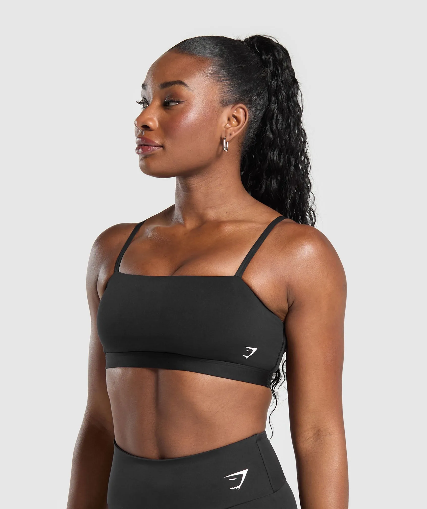 Gymshark Cut Out Bandeau - Black sold by Gymshark product image thumbnail 3