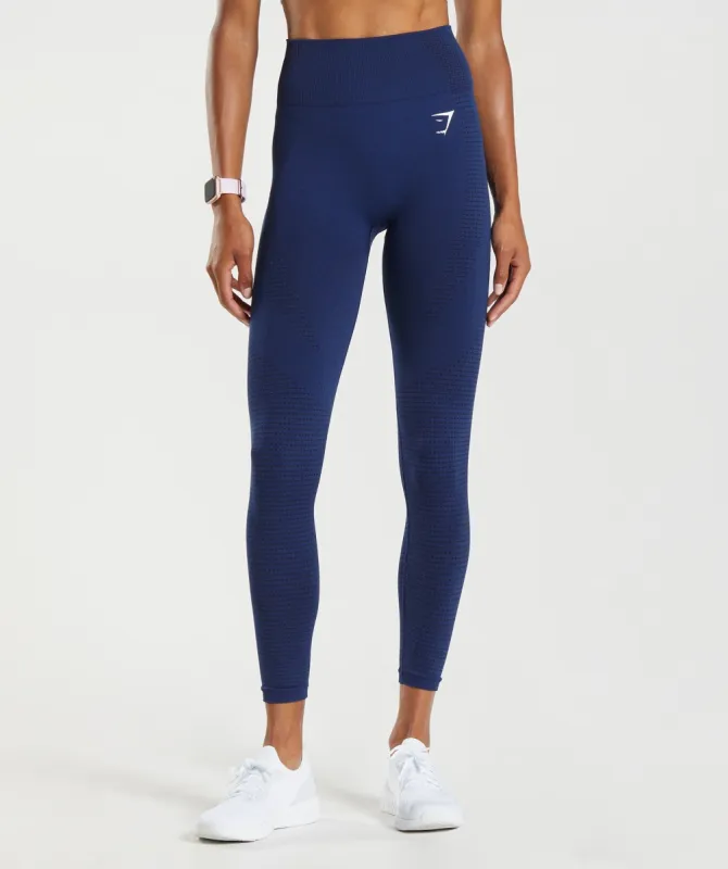 Gymshark Vital Seamless 2.0 Leggings - Stellar Blue Marl sold by Gymshark