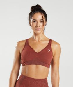Vital Seamless 2.0 V Neck Sports Bra sold by Gymshark