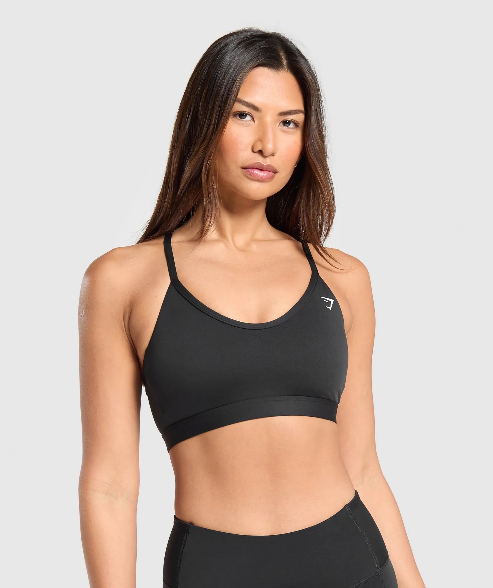 Gymshark V Neck Sports Bra - Black sold by Gymshark