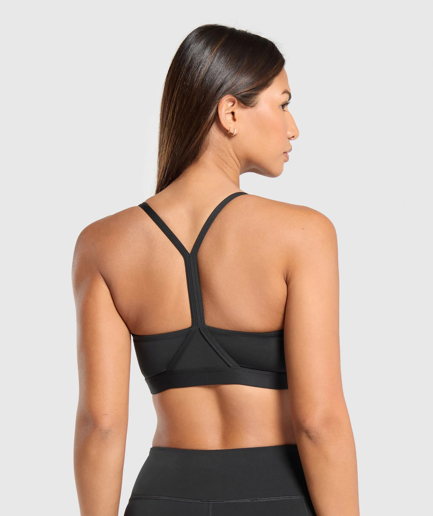 Gymshark V Neck Sports Bra - Black sold by Gymshark product image thumbnail 2