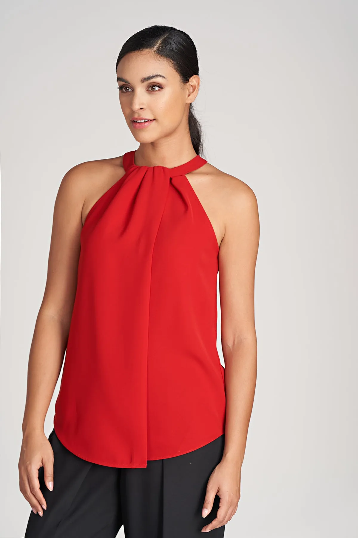 Dayana Top In Stretch Crepe sold by H by Halston product image thumbnail 4