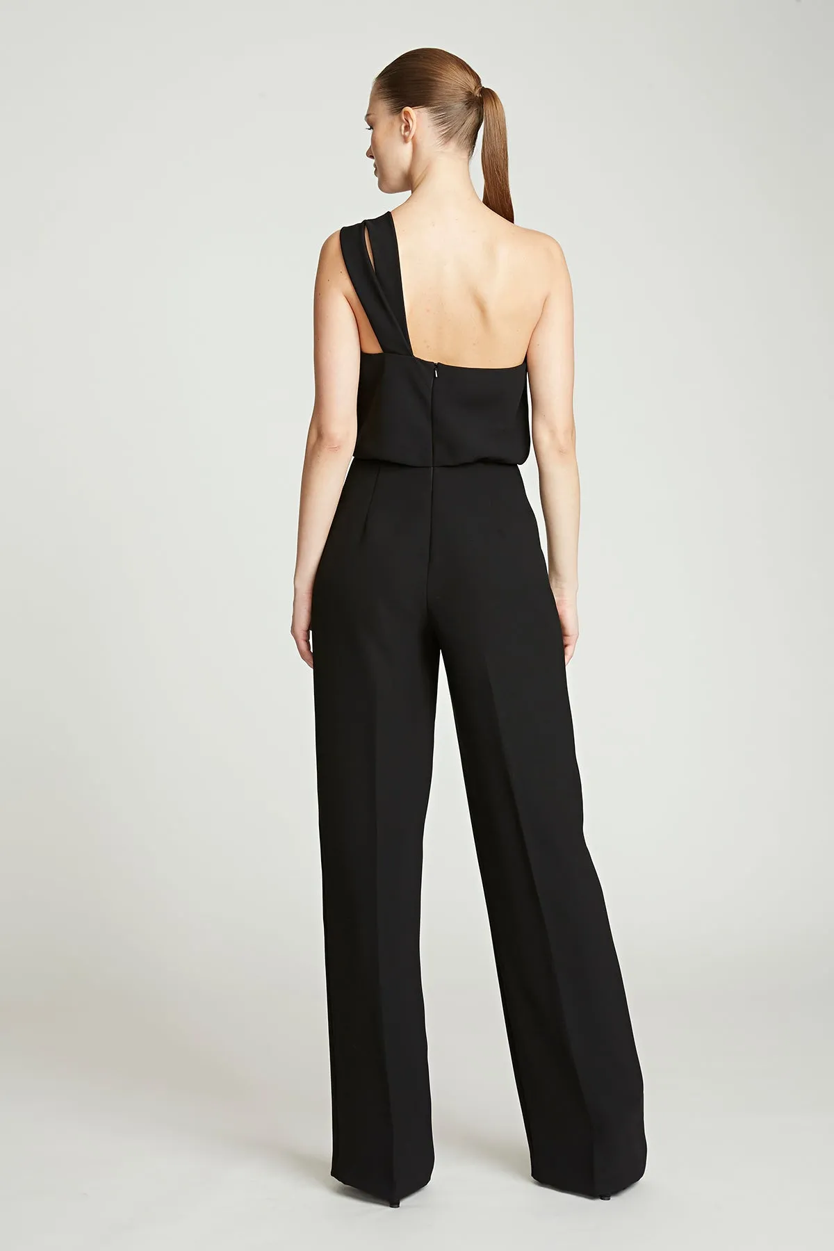 Tess Jumpsuit In Stretch Crepe sold by H by Halston product image thumbnail 2