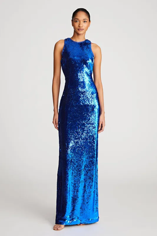 Hasia Gown In Sequin made by H by Halston