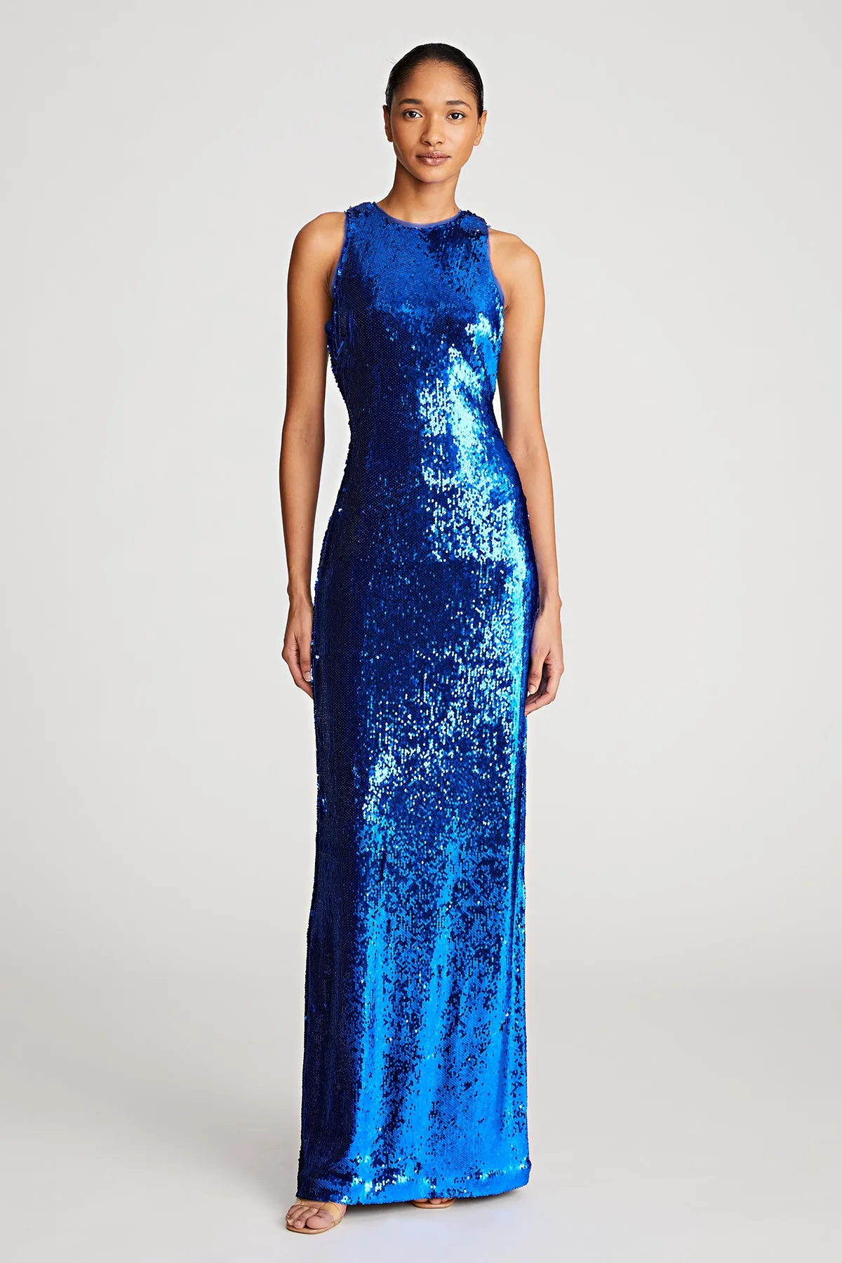 Hasia Gown In Sequin sold by H by Halston
