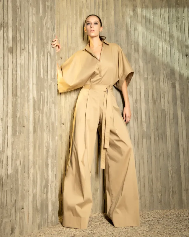 Mina Cotton Jumpsuit sold by H by Halston