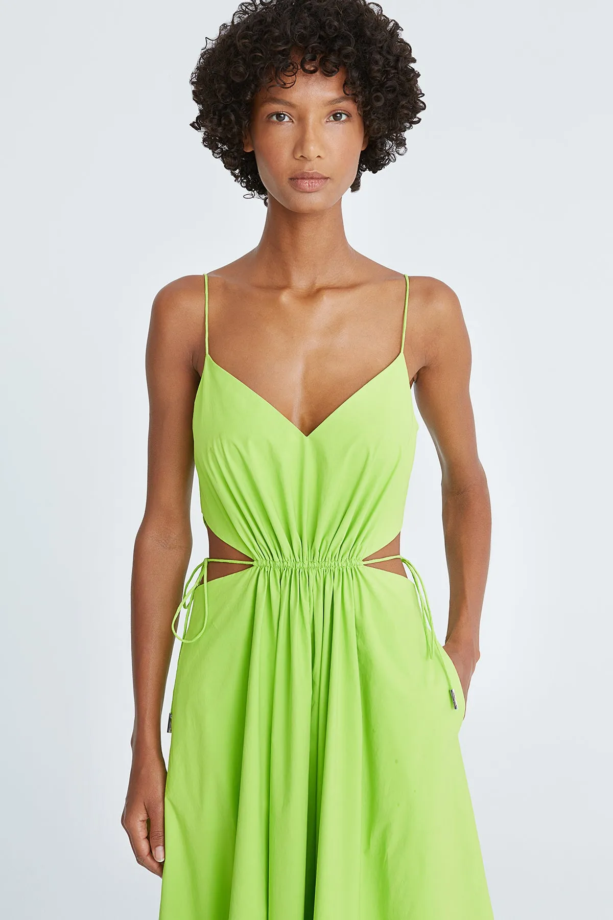 Carmen Ruched Shirting Dress sold by H by Halston product image thumbnail 4