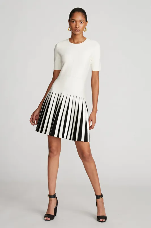 Marian Dress In Matte Viscose sold by H by Halston