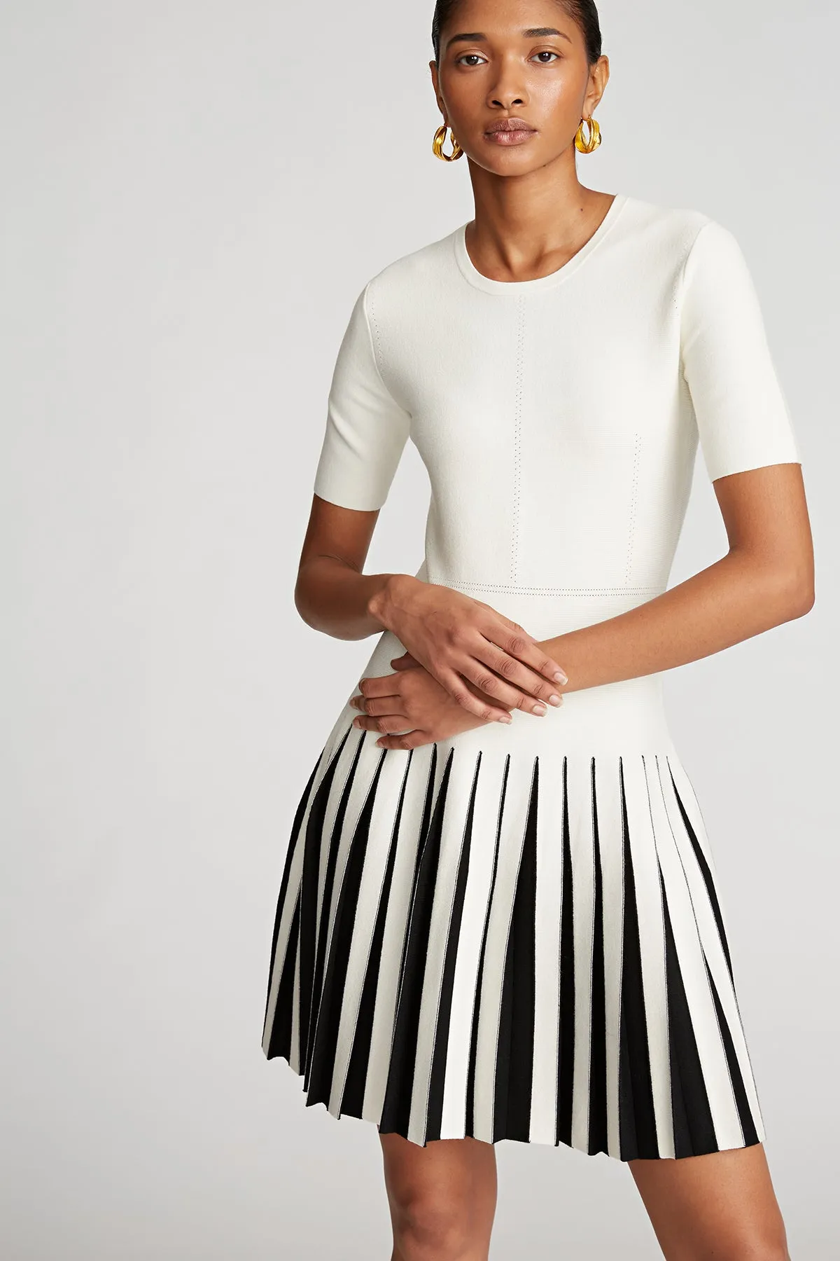 Marian Dress In Matte Viscose sold by H by Halston product image thumbnail 4