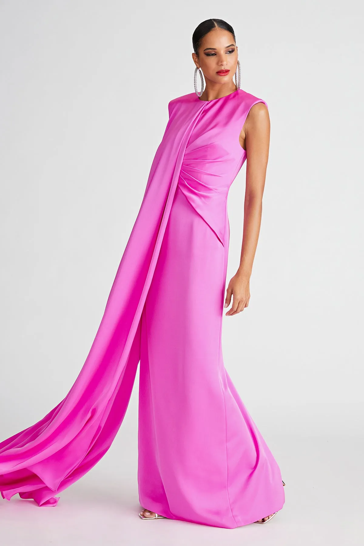 Tara Gown In Satin sold by H by Halston product image thumbnail 5
