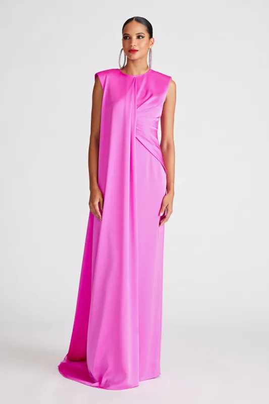 Tara Gown In Satin sold by H by Halston