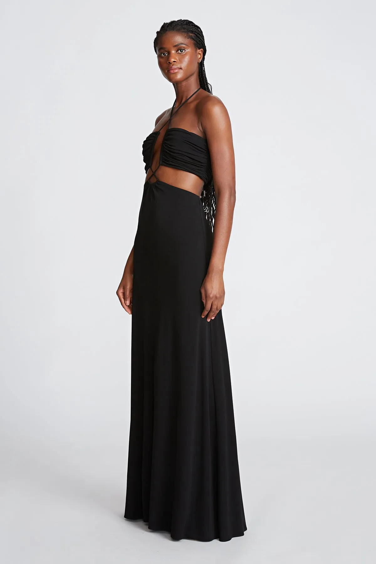 Eva Gown In Matte Jersey sold by H by Halston product image thumbnail 3