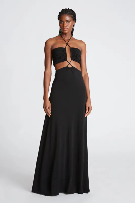 Eva Gown In Matte Jersey made by H by Halston