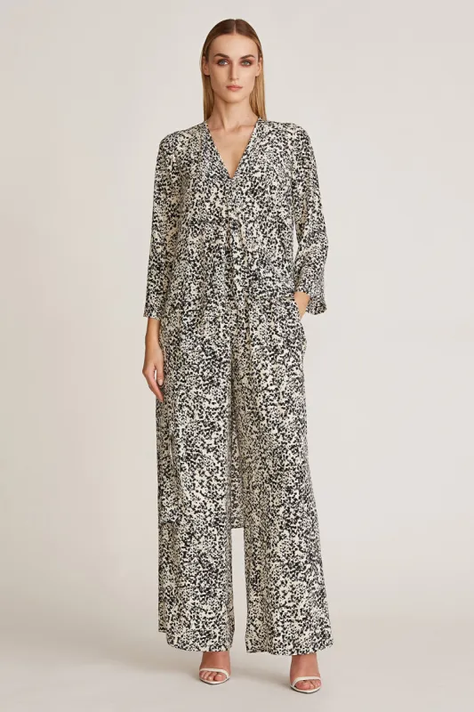 Elena Abstract Silk Pant sold by H by Halston