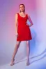 Larisa Dress In Stretch Crepe sold by H by Halston