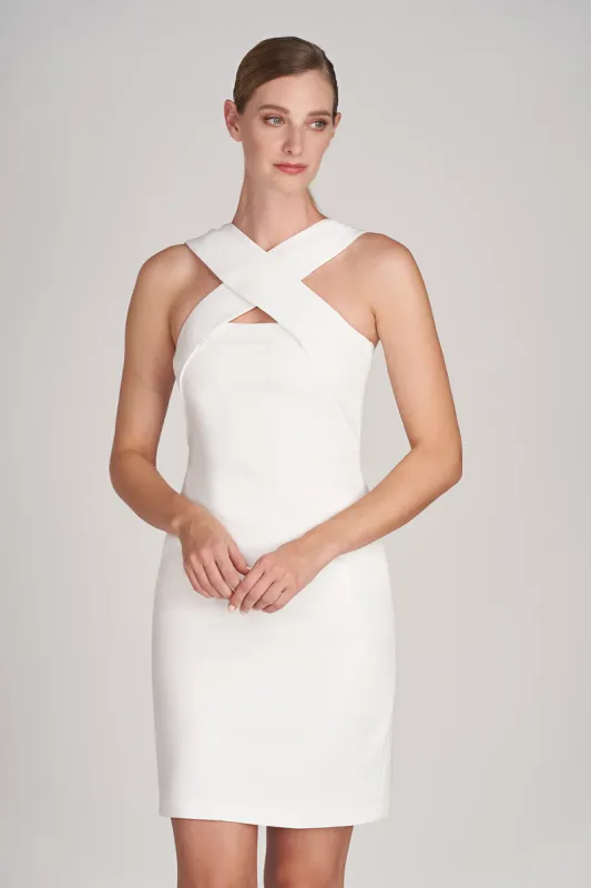 Andie Stretch Crepe Dress made by H by Halston