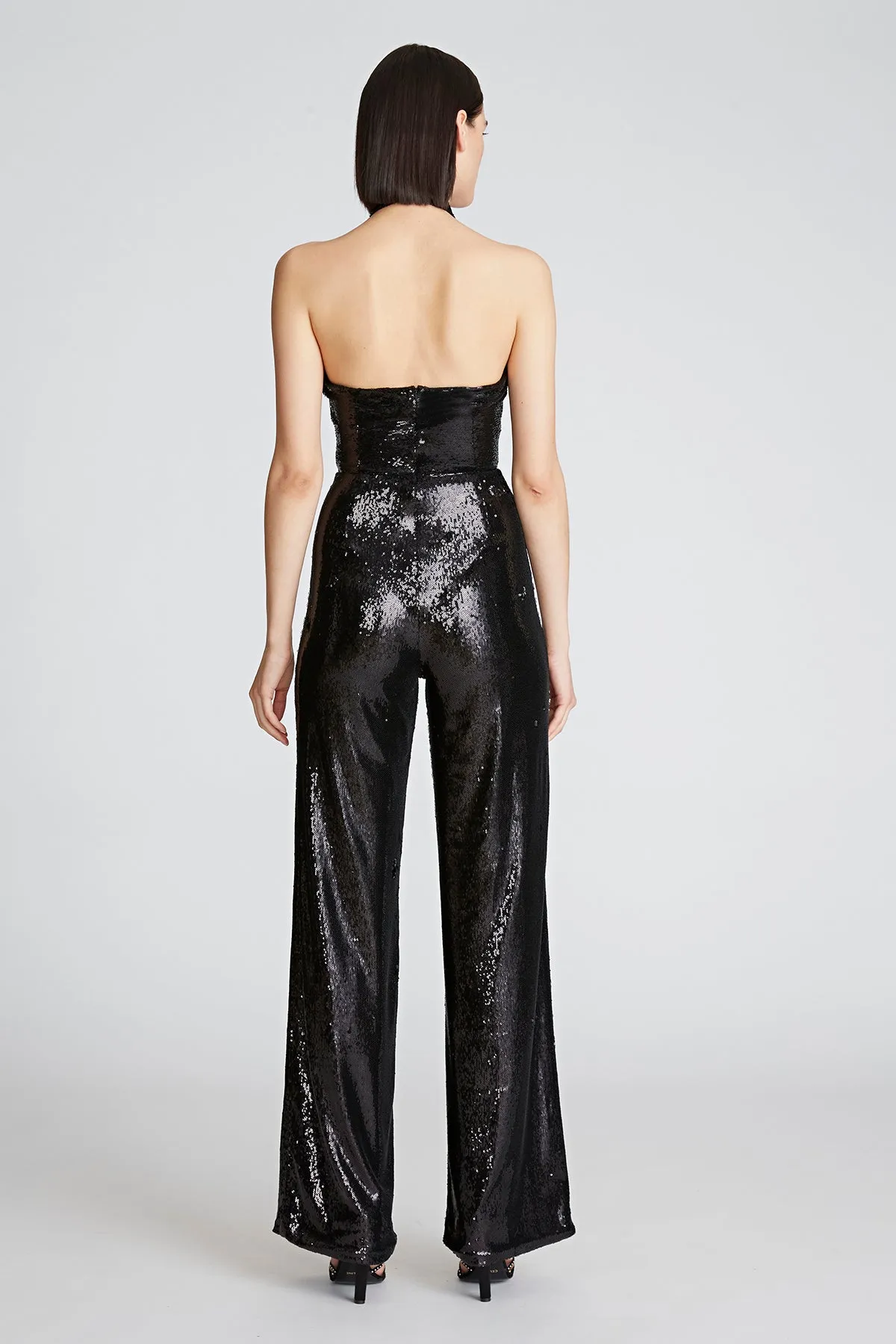 Danielle Jumpsuit In Sequins sold by H by Halston product image thumbnail 2