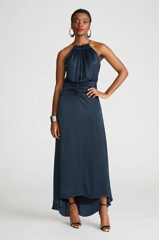 Slub Micro Satin Gown sold by H by Halston