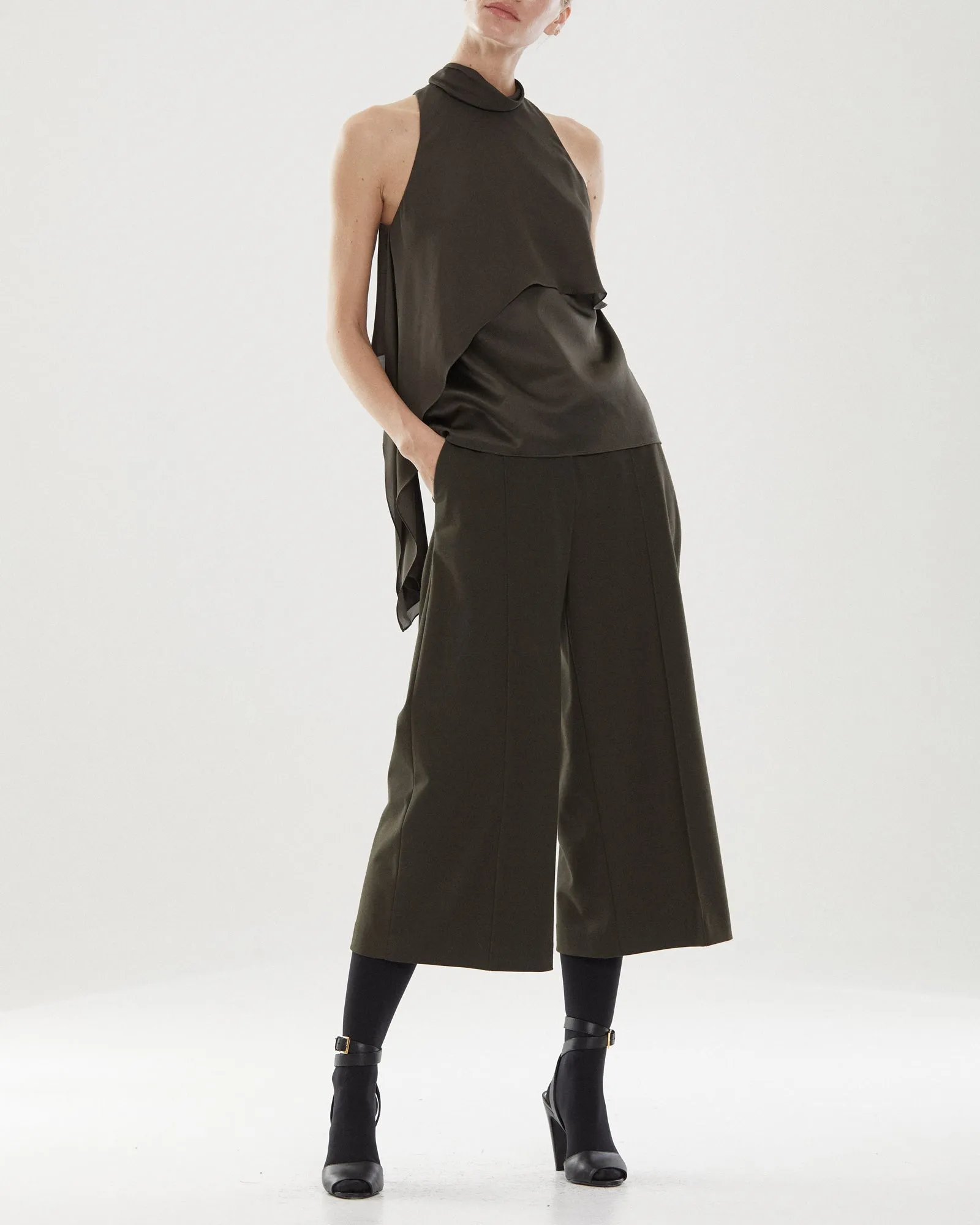 Sasha Silk Drape Top sold by H by Halston product image thumbnail 4