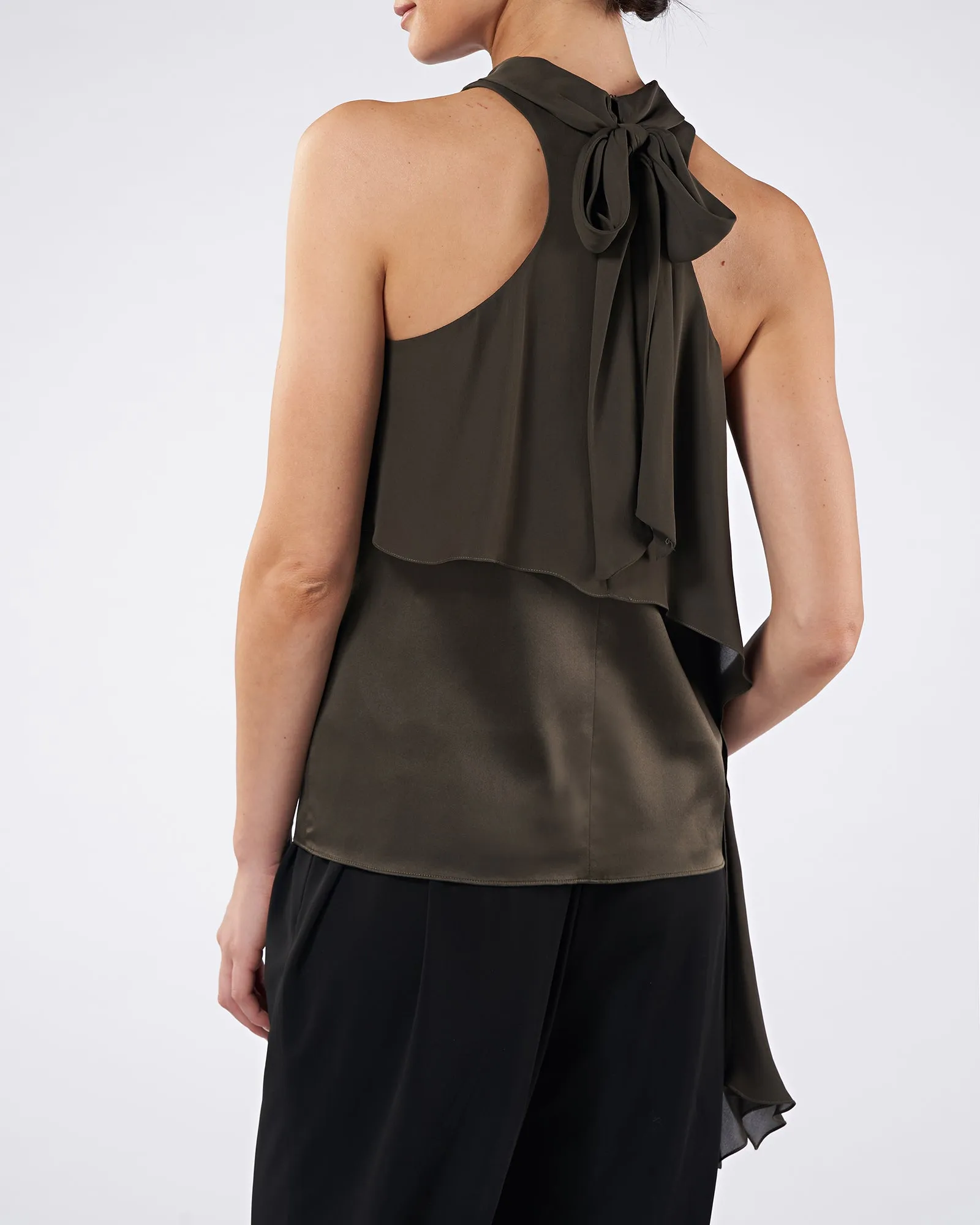 Sasha Silk Drape Top sold by H by Halston product image thumbnail 2