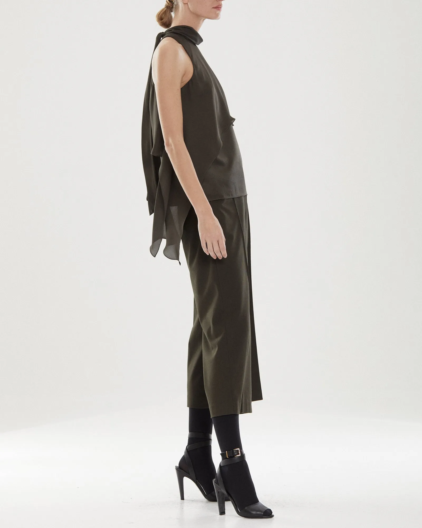 Sasha Silk Drape Top sold by H by Halston product image thumbnail 3