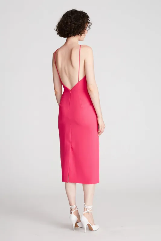 Adrina Dress in Stretch Crepe sold by H by Halston